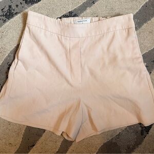 Babaton High-Waist Tailored Shorts in Pale Blush